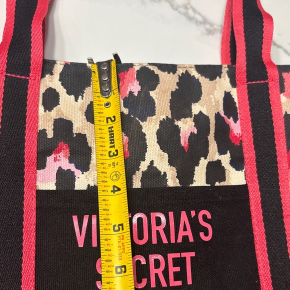 Victoria's Secret Black and Pink Leopard Tote - Picture 7 of 13